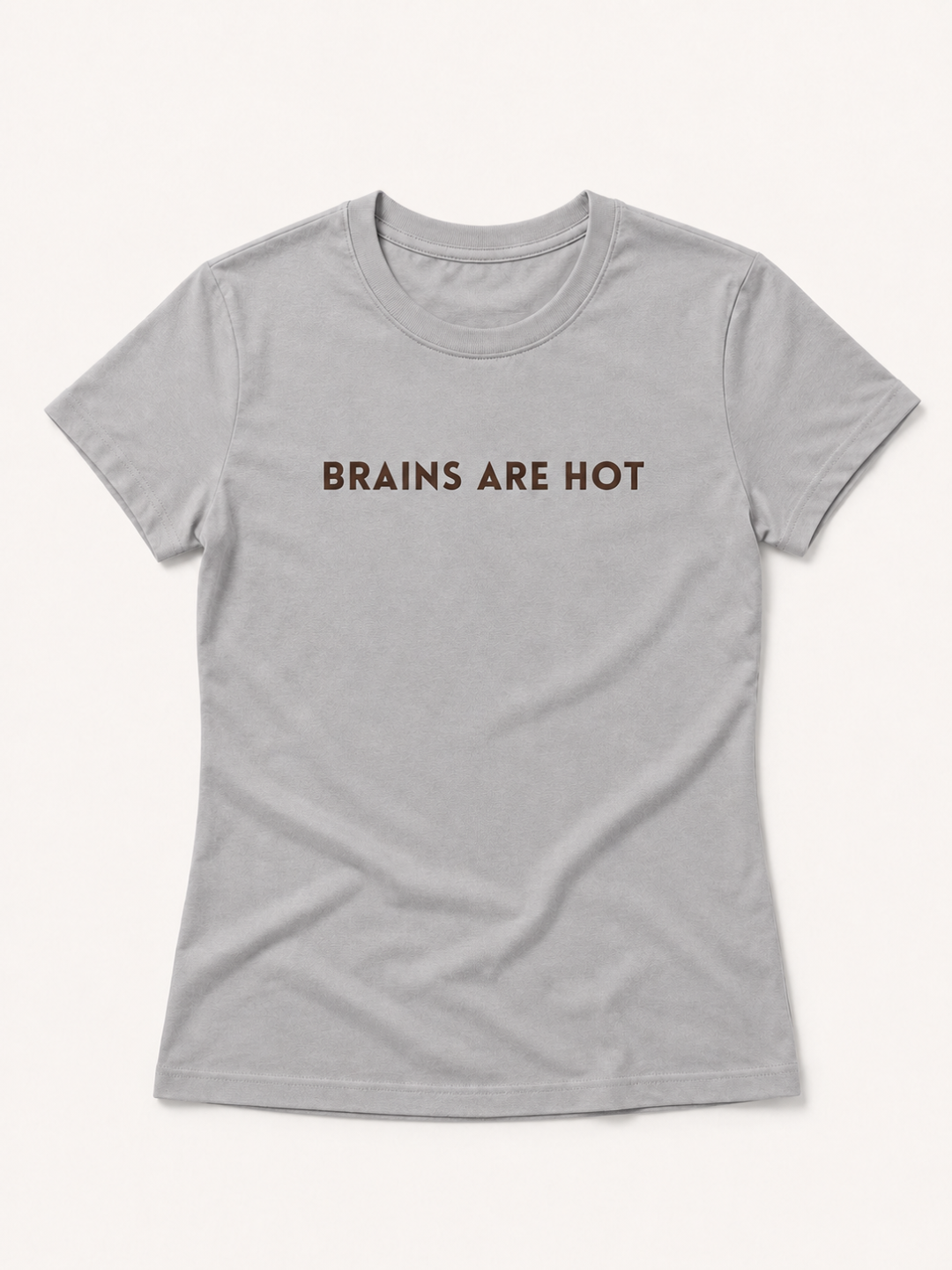 Brains Are Hot Cotton Tee
