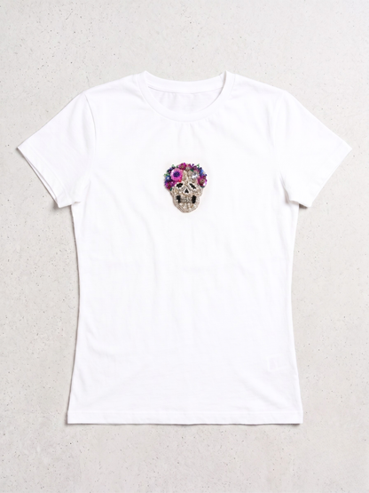 Chilli Beaded Fitted Tee