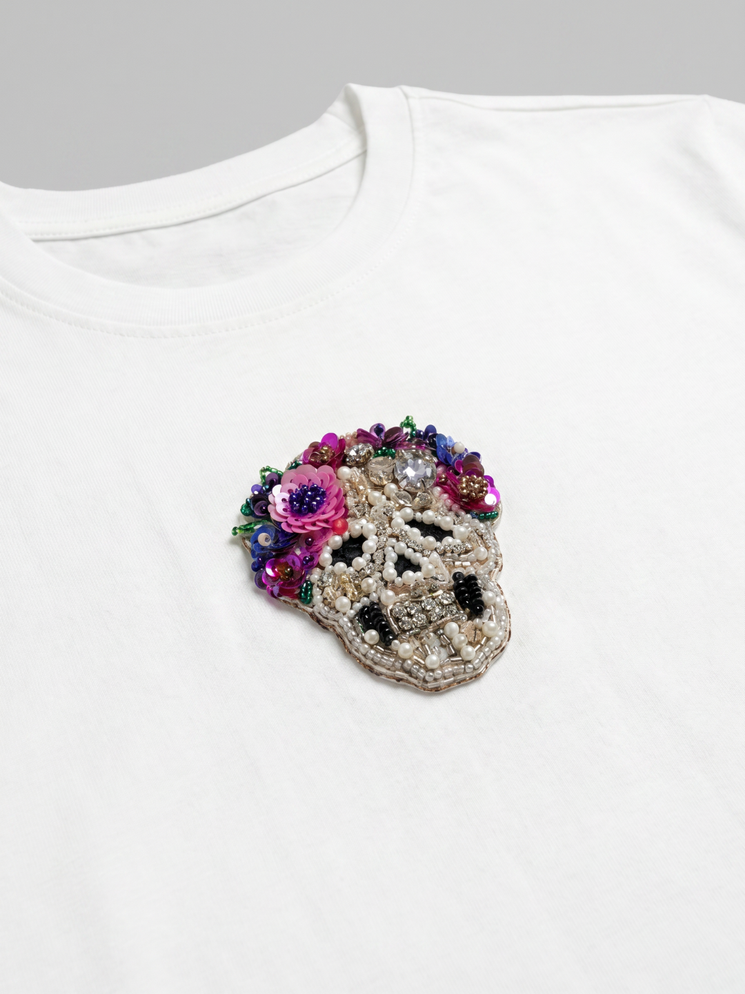 Chilli Beaded Fitted Tee