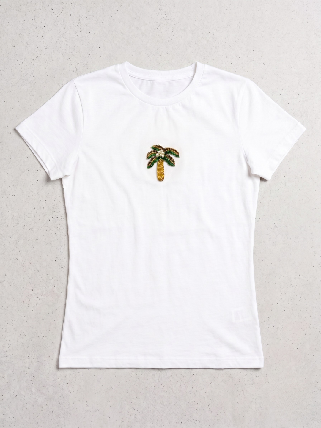 Chilli Beaded Fitted Tee
