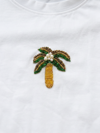 Chilli Beaded Fitted Tee