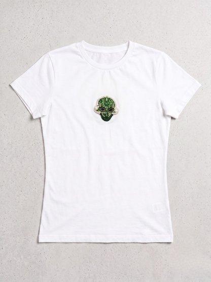 Chilli Beaded Fitted Tee