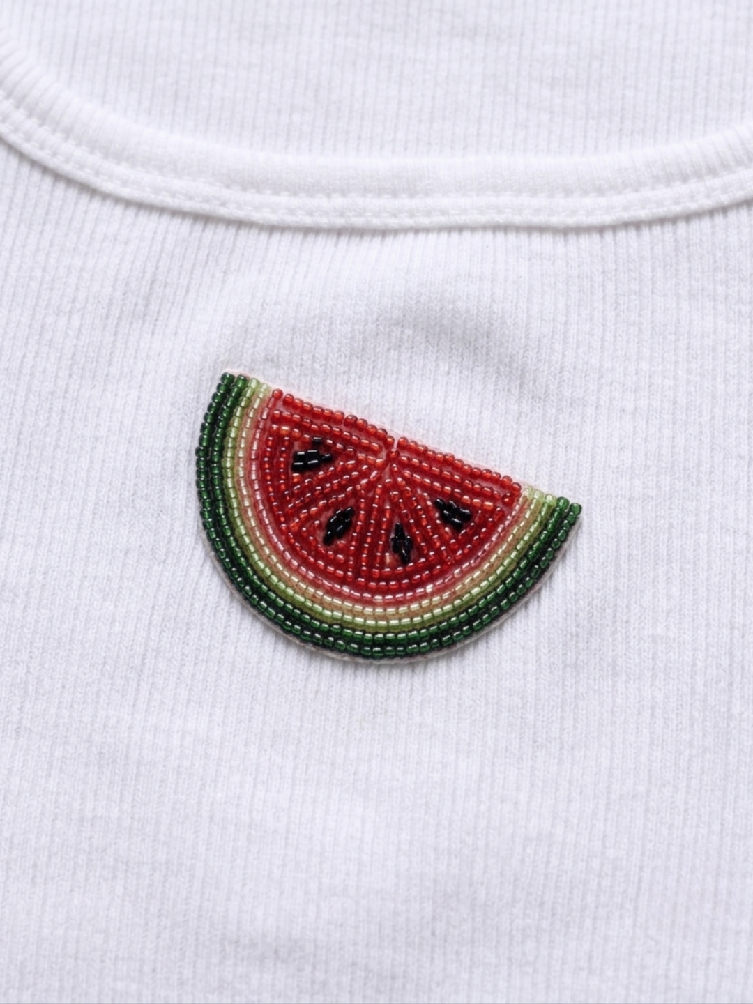 Books Beaded Ribbed Tank Top