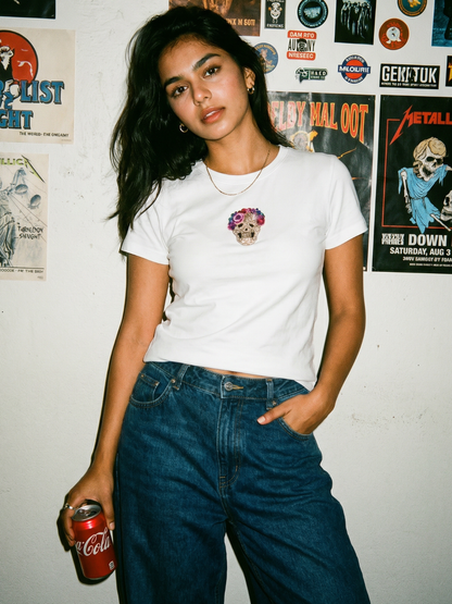Chilli Beaded Fitted Tee