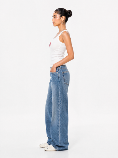 Books Beaded Ribbed Tank Top