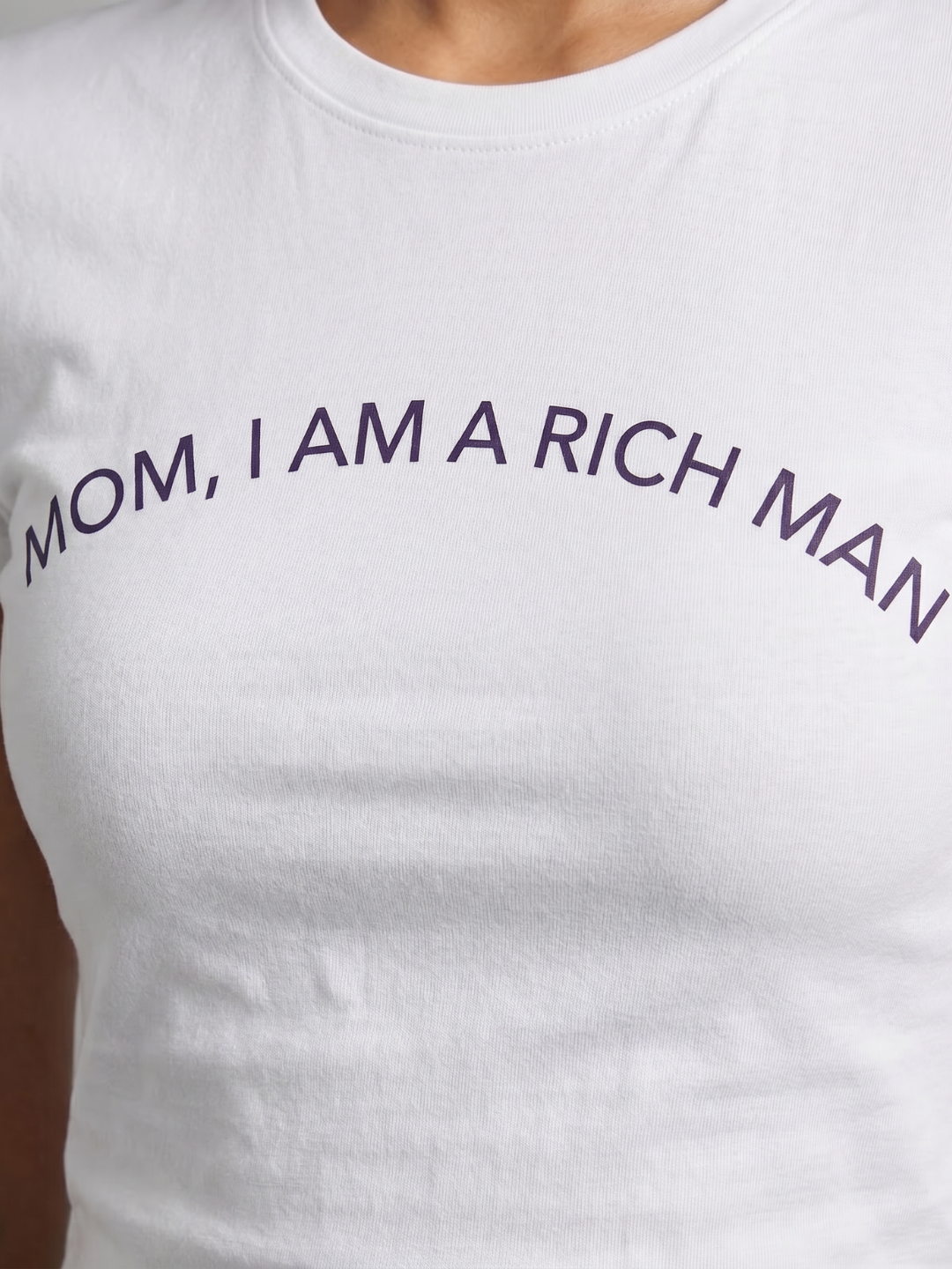 Mom I am a Rich Man Cotton Tee