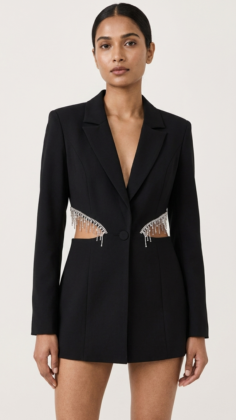 Caster Jewel Blazer Dress