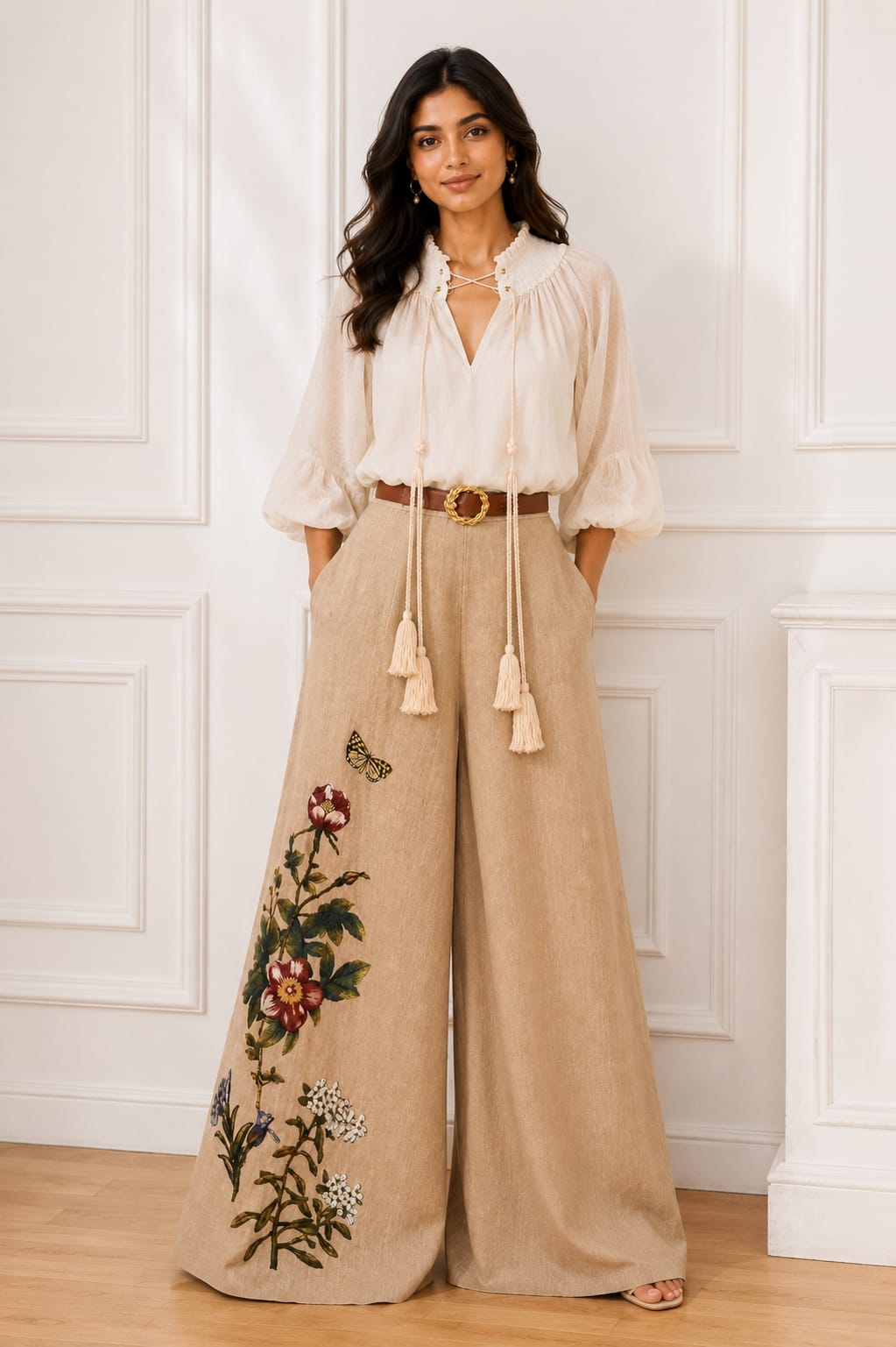 Elite Print Linen Co-ord